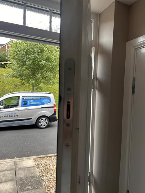 Atherton door lock replaced and back working